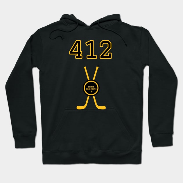 412 Hockey Hoodie by YinzerTraditions